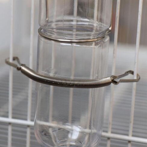 5 Springs (with 2 Clips) for Fixing Drinking Bottles for Small Animal Feeding and Watering Articles, Used Singly or in Combination to Hold Rabbit Water Dispenser in Saudi Arabia
