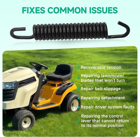 732-0716D زنبرك تمديد متوافق مع مجموعة زنبركات جزازة العشب MTD Cub Cadet Troy-Bilt Craftsman، يناسب سلسلة LT LTX GT GTX LGT RZT ZT، يستبدل زنبرك التوتر 732-0716 732-0716C in Kuwait