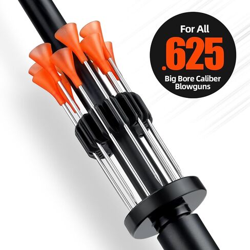 50PCS .625 Caliber Blow Darts for All .625 Big Bore Caliber Blowguns, Suitable for Practice, Birds, Rats, and Small Prey in Kuwait