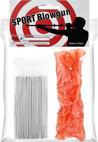 50PCS .625 Caliber Blow Darts for All .625 Big Bore Caliber Blowguns, Suitable for Practice, Birds, Rats, and Small Prey in Kuwait