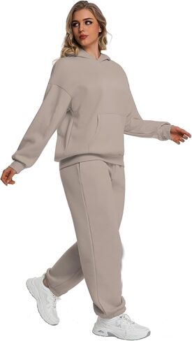 Kottke Womens 2 Piece Outfits Lounge Hoodie Sweatsuit Sets Plus Fall Fashion Clothes Pants Tracksuits in Saudi Arabia