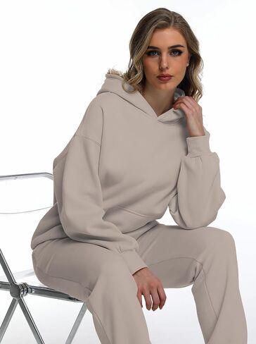 Kottke Womens 2 Piece Outfits Lounge Hoodie Sweatsuit Sets Plus Fall Fashion Clothes Pants Tracksuits in Saudi Arabia