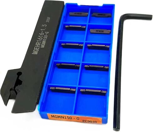 MGEHR1010-1.5 MGEHR1212-1.5 MGEHR1616-1.5 مقبض وإدراج MGMN150 PC9030 إدراجات الحز، قطر 10 مم خارجي GRO MGEHR(MGEHR1212-1.5) in Saudi Arabia