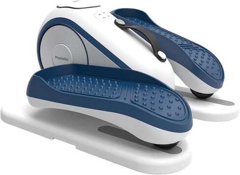 دراجة تمرينات Nobol PhysioGo2® تحت المكتب بيضاوية الشكل ثنائية الاتجاه للبالغين النشطين وكبار السن مع وضع آلي ومرفق حزام تمرين الذراع وشاشة LED مترية in Kuwait