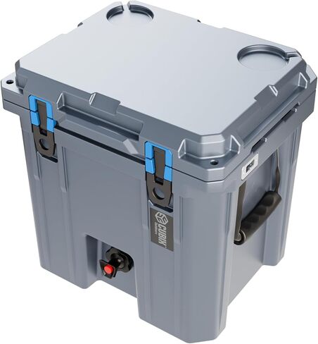 Cubix Outdoors QuadraX 5 Gallon Rotomolded Portable Beverage Dispenser for Parties, Camping, Beach | Use as Water Jug or Sports Drink Cooler | Cold Retention 5 Days in Saudi Arabia