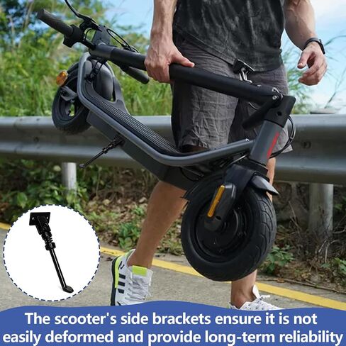 Scooter Kickstand, Durable Aluminium Electric Scooter Kickstand Replacement, Parking Stand Support with Mounting Screws and Washers, 150mm Length, Compatible with Gotrax GXL V2 Only in Kuwait