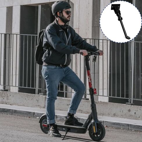 Scooter Kickstand, Durable Aluminium Electric Scooter Kickstand Replacement, Parking Stand Support with Mounting Screws and Washers, 150mm Length, Compatible with Gotrax GXL V2 Only in Kuwait