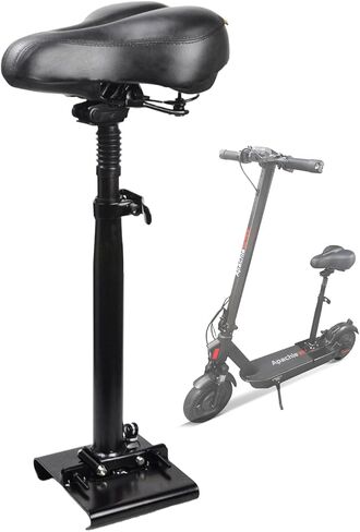 KALLAK Electric Scooter Seat Suitable Only for Curved Edge Deck from 5" - 7" Width, Shockproof, Foldable, Adjustable Height Comfortable Seat, Adult Padded Saddle, Electric Scooter Accessory in Kuwait