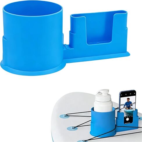 Paddle Board Cup Holder Universal Paddle Board Accessories Blue | sup cup holder，sup accessories for paddle board，paddle board drink holder in Kuwait