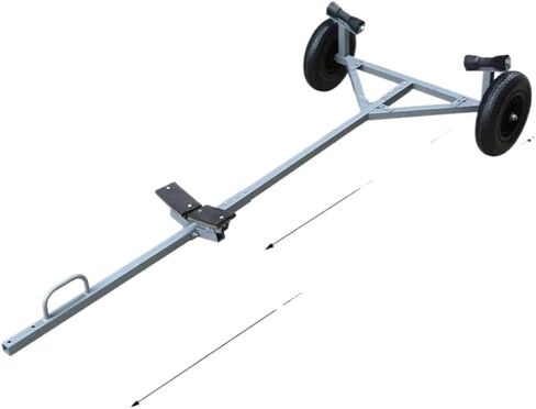 Portable Boat Trailer Frame Compatible with Inflatable Rubber Dinghy Assault Boat Fishing Boat in Kuwait