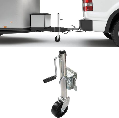 Duty Fold Up Trailer 1200lbs Tongue for RV Trailers with 6in Wheel Trailer with Wheel,Galvanized Steel,Duty Tongue, for Yachts,580mm in Kuwait