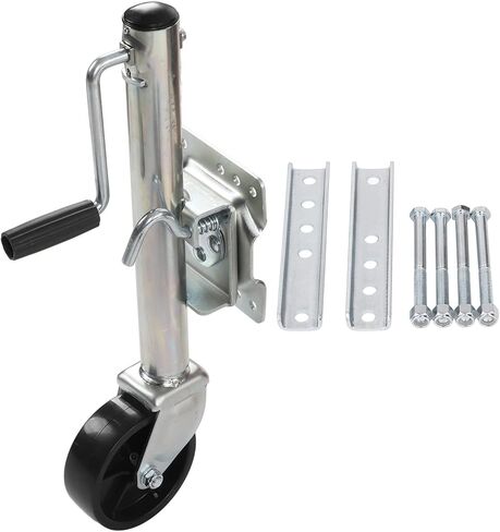 Duty Fold Up Trailer 1200lbs Tongue for RV Trailers with 6in Wheel Trailer with Wheel,Galvanized Steel,Duty Tongue, for Yachts,580mm in Kuwait