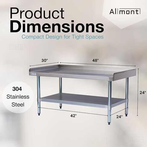 16 Gauge All Stainless Steel 30 x 48" Equipment Stand in Kuwait