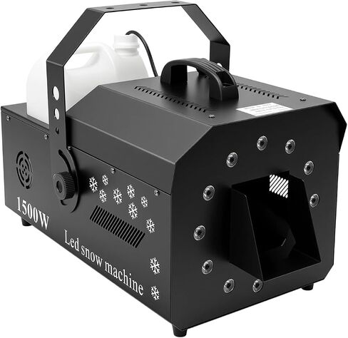 1500W 3-in-1 LED Snow Machine Snow+Bubble+LED Light Combo, for Wedding Party Club DJ Christmas Show in Kuwait