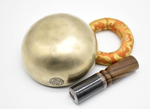 6 Inch Full Moon Tibetan Singing Bowl – Handcrafted in Nepal | Lunar Energy Sound Healing Bowl for Meditation, Chakra Balancing, Yoga & Reiki in Kuwait