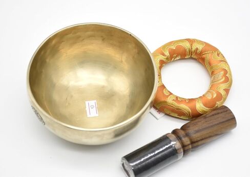 6 Inch Full Moon Tibetan Singing Bowl – Handcrafted in Nepal | Lunar Energy Sound Healing Bowl for Meditation, Chakra Balancing, Yoga & Reiki in Kuwait