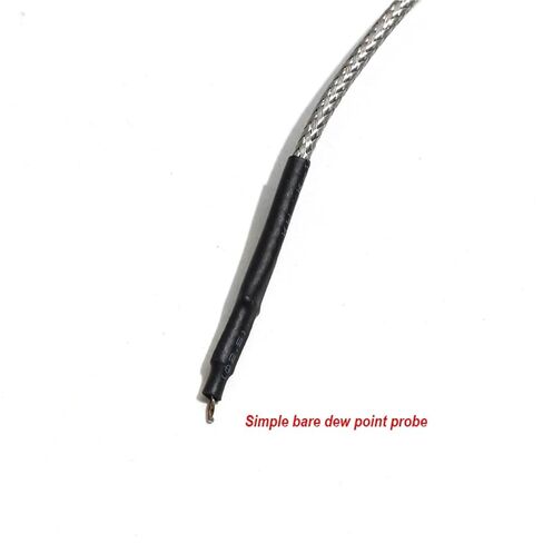 K/E Exposed Thermocouple Simple Dew Point Probe Temperature Sensor Glass Fiber Insulated Shielded Wire 1M-5M 0-500℃ 1Pcs(E Type 4M) in Saudi Arabia