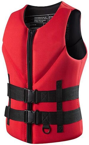 Fly Fishing Vest Adjustable Elastic Fabric Buoyant Support for River Stream Trout Kayak Outdoor Angling Activities in Kuwait