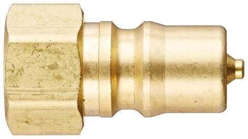 Eaton Hansen B2K16 تركيب هيدروليكي للتبادل ISO-B من النحاس، قابس بصمام، 1/4 بوصة - 18 NPTF أنثى، جسم 1/4 بوصة in Kuwait