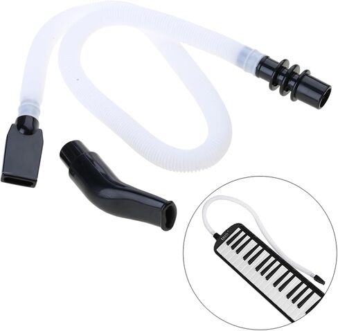 Melodica Instrument Blow Piano Mouth Piano, 57cm Long Flexible Tube and Mouthpiece Replacement Part for Mouthpiece Kits in Kuwait