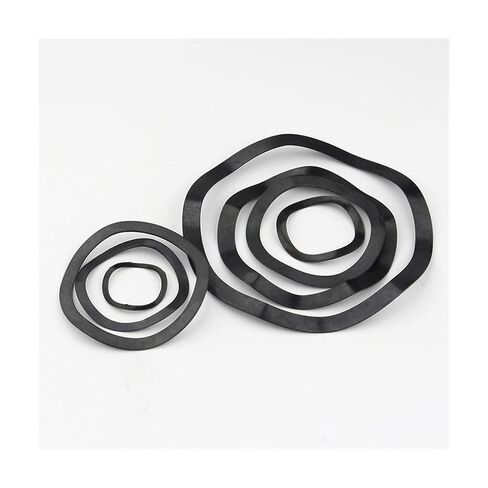 Wave Washer, 2-50pcs M3-M16 M19 -M118 Carbon Steel Three Wave Crest Type Gasket Washer Spring in Kuwait