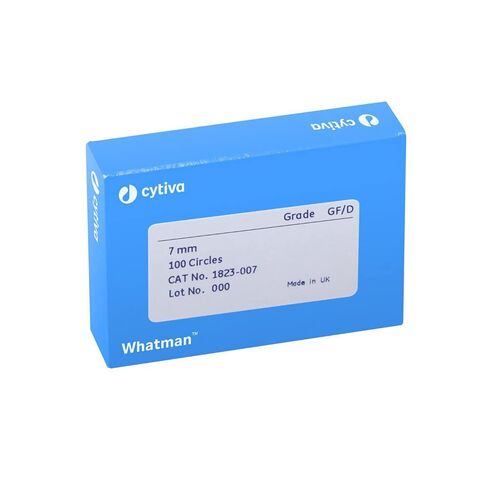 GE Bio-Sciences 1823-047 Glass Microfiber Papers Filter, Circles, Binder Free, Grade GF/D, 47mm Diameter, Pack of 100 in Kuwait