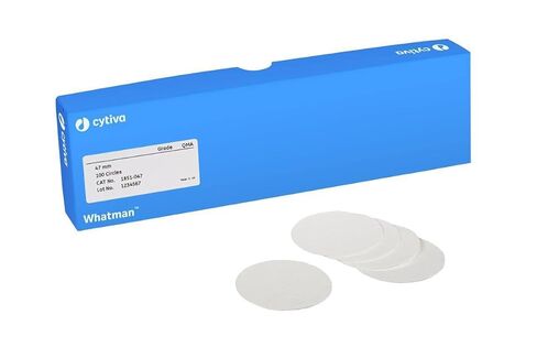 GE Bio-Sciences 1851-025 Microfiber Papers Filter, Circles, Air Sampling, Grade QM-A, 25mm Diameter, Pack of 100 in Kuwait