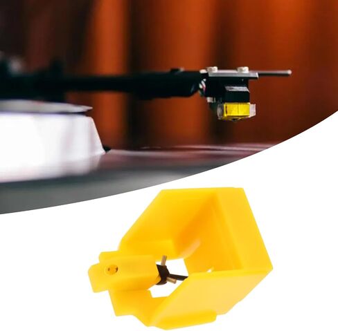 Record Player Stylus Compatible with Kenwood P24 P25 P26 P38 P58 N74 N76 N77 N78KD29R Yellow in Kuwait