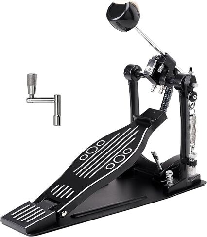 Bass Drum Pedal, Double Chain Kick Pedal for Drums (AQ-BDP-ST) | Double Chain Kick Drum Pedal with Smooth Response, Stable Base and Adjustable Control for Bass Drum and Drum Set Performance. in Kuwait