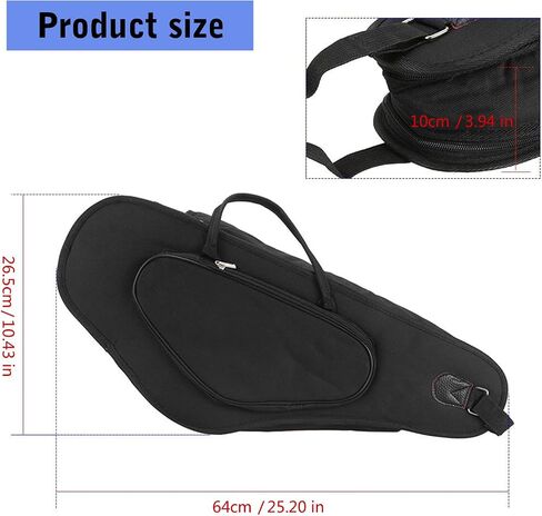 Saxophone Protective Bag Offering Various Carrying Options Multifuntional Sax Backpack Nylon Texture for Sax Professional Case in Saudi Arabia