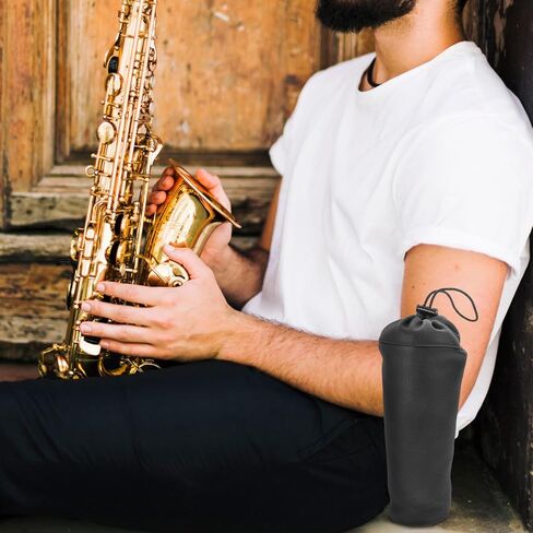 حقيبة Sosoport سوداء للساكسفون من أجل E-flat Alto Saxophone مع نسيج تكنولوجي، مريحة للحمل وتعزل التأثيرات الخارجية، وتتميز بهيكل داخلي مصمم علميًا in Kuwait