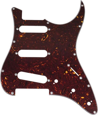 Musiclily Pro 11 فتحة ST جيتار Pickguard لـ Tagima TG-530 Strat Style SSS جيتار كهربائي، 4رقائق سلحفاة شل in Kuwait