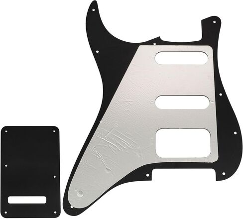 مجموعة جيتار من Musiclily Pro مكونة من 11 فتحة ST ولوحة خلفية للجيتار الكهربائي Squier Sonic Strat HSS، 3 طبقات باللون الأسود in Kuwait