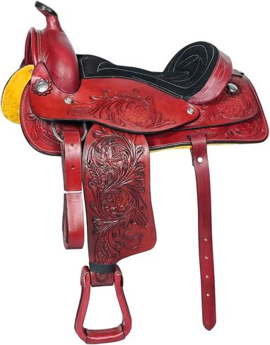 Kids Youth Children Miniature Pony Saddle Leather Western Toddler in Kuwait