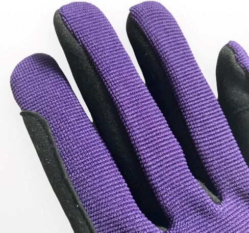 Ladies Equestrian Gloves All Sports Outdoor Sports Gloves Horse Riding (Purple, Large) in Kuwait