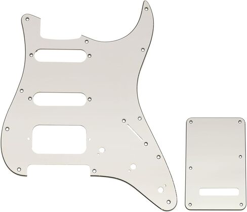 مجموعة جيتار من Musiclily Pro مكونة من 11 فتحة ST ولوحة خلفية للجيتار الكهربائي Squier Sonic Strat HSS، 3 طبقات باللون الأسود in Kuwait
