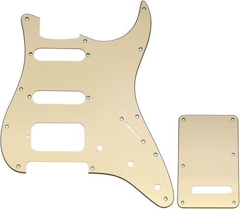 مجموعة جيتار من Musiclily Pro مكونة من 11 فتحة ST ولوحة خلفية للجيتار الكهربائي Squier Sonic Strat HSS، 3 طبقات باللون الأسود in Kuwait