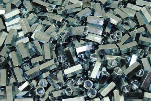 (250) Hex Coupling Nuts 5/16-18 x 7/16 x 7/8 Threaded Rod Connector Zinc in Kuwait