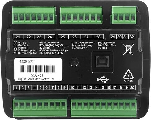 DSE4520 AMF لوحة وحدة تحكم بالمولد السيارات التيار الكهربائي فشل وحدة التحكم مجموعة المولد أجزاء 1 قطعة in Kuwait