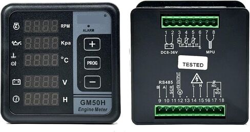 مراقب مولد الأدوات الرقمي للمحرك GM50H MK3 مع GM50HR مع وظيفة الاتصال R485 1 قطعة (GM50HR مع R485) in Kuwait