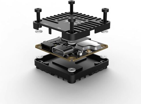 O4 مجموعة ترقية وحدة الهواء 145 درجة عدسة زاوية واسعة CNC الألومنيوم غطاء بالوعة الحرارة تعزيز التبريد العالمي 20 مللي متر 25.5 مللي متر جبل in Kuwait