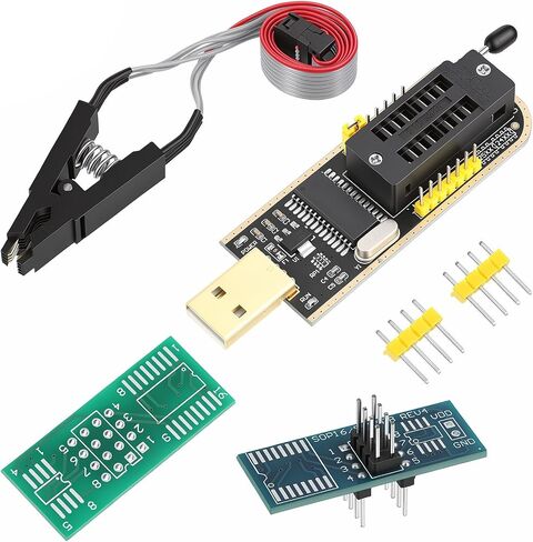 1 مجموعة Ch341A مبرمج SOIC8 SOP8 فلاش رقاقة EEPROM مبرمج USB BIOS وحدة المبرمجين SB المبرمجين + SOP8 كليب + محول ل 24 25 سلسلة فلاش in Kuwait