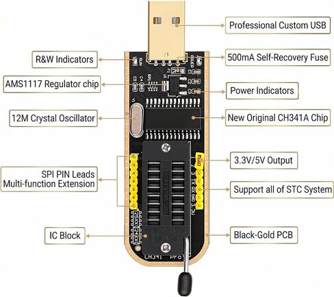 1 مجموعة Ch341A مبرمج SOIC8 SOP8 فلاش رقاقة EEPROM مبرمج USB BIOS وحدة المبرمجين SB المبرمجين + SOP8 كليب + محول ل 24 25 سلسلة فلاش in Kuwait