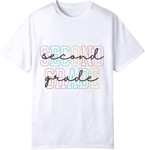 Toddler Back to School Shirt Kids Boys Girls First Day of Preschool Tshirt Youth Cute Graphic Tee (b-White, 10-11Years) in Kuwait