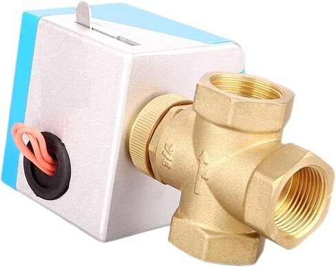 3/4 "1" صمامات كروية نحاسية مزودة بمحركات 2 سلك AC220V 3 صمام إغلاق كهربائي (3/4 ") in Kuwait