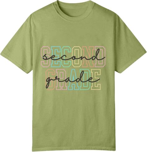 Toddler Back to School Shirt Kids Boys Girls First Day of Preschool Tshirt Youth Cute Graphic (b-Mint Green, 2-3 Years) in Kuwait