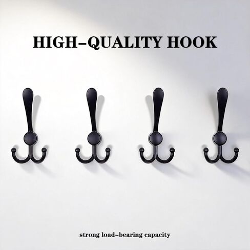 Over the Door Hooks Rack, Metal Door Hanger with Scratch-Resistant Padding for Hanging Towels and Clothes, Ideal for Bathroom, Bedroom and Closet in Kuwait
