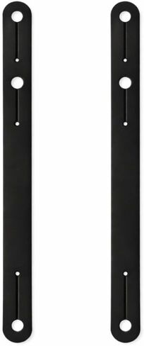 Leather Heel Straps Black and Brown in Pair (Black) in Kuwait