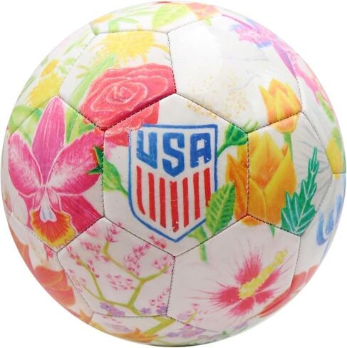 Icon Sports Officially Licensed U.S. Soccer Federation USMNT Soccer Ball Size 5 - Floral Pride in Saudi Arabia