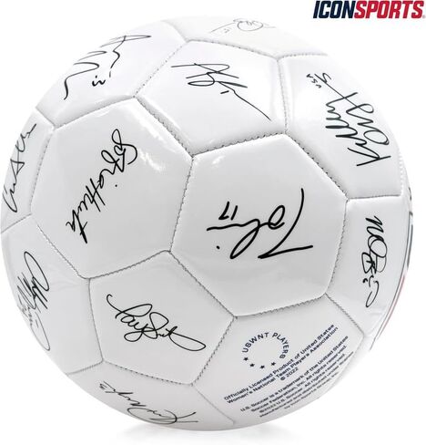 Icon Sports Officially Licensed U.S. Soccer Federation USMNT Soccer Ball Size 5 - Unity Red in Saudi Arabia